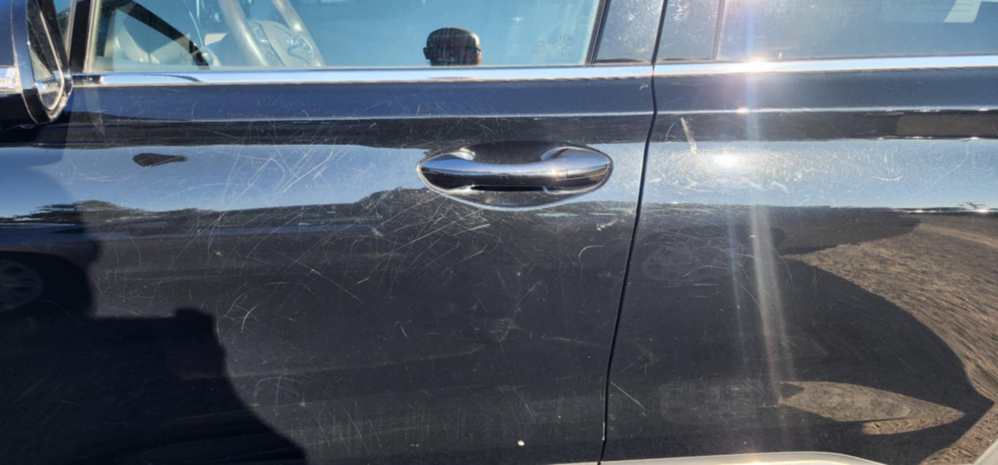 Doors covered in claw marks